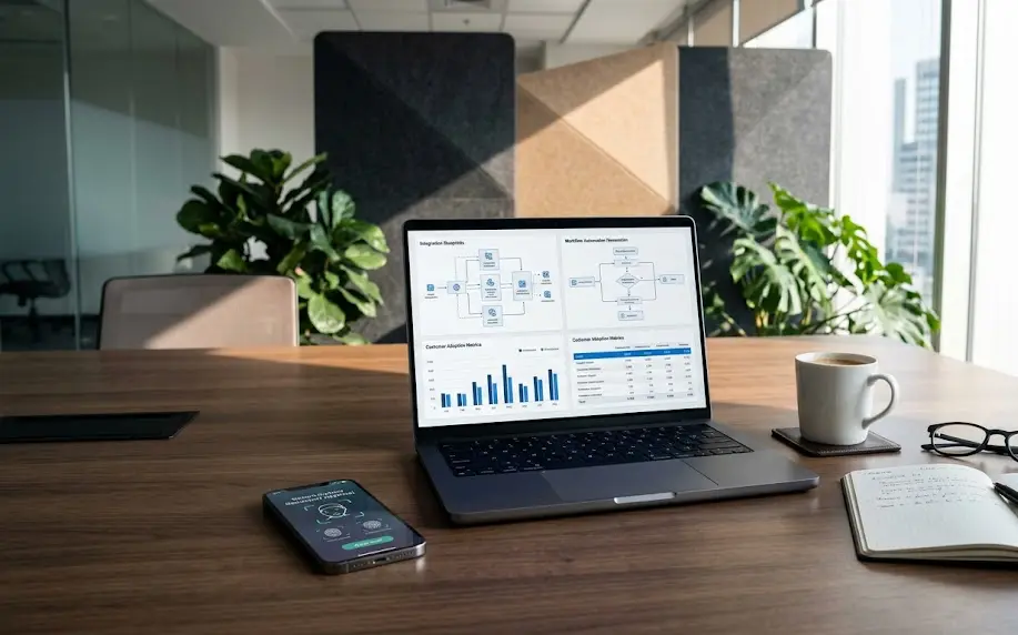 Equipo técnico planificando cómo implementar firma digital empresas en una sesión de consultoría corporativa.