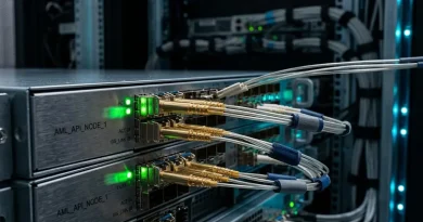 Detalle de servidor en centro de datos para la prevencion de lavado de dinero aml api y procesamiento en tiempo real.