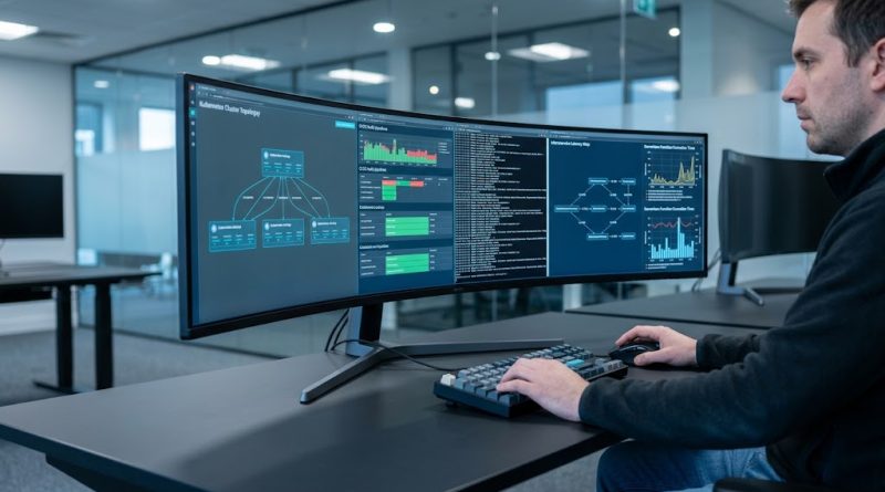 Desarrollo cloud native para empresas con microservicios y orquestación en contenedores.