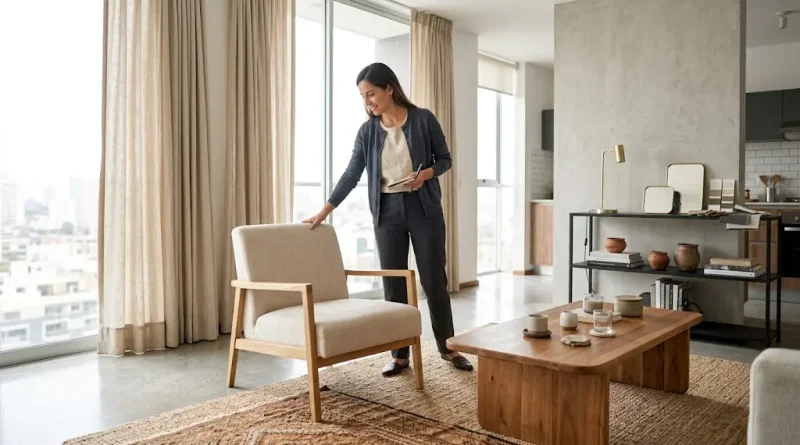 Ambiente residencial equipado según distintos estilos de decoración para el hogar