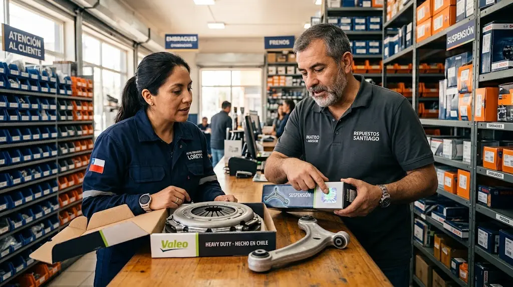 Guía práctica sobre donde comprar repuestos automotrices en chile evaluando proveedores con garantía y catálogo técnico.