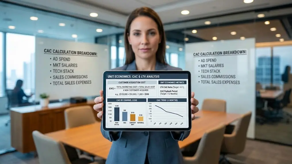 Análisis del costo por cliente CAC en marketing de contenidos y su rentabilidad.